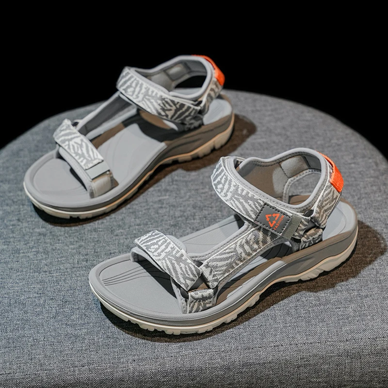 

Summer Non-Slip Women's Sandals Casual Outdoor Soft-Soled Flat Beach Shoes Lightweight Breathable Sports Sandials