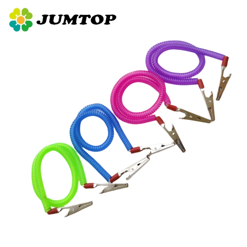 JUMTOP 1Pcs Dental Scarf Clip Napkin Towel Holders Spring Rope Spring Loaded Clip Dentistry Tools