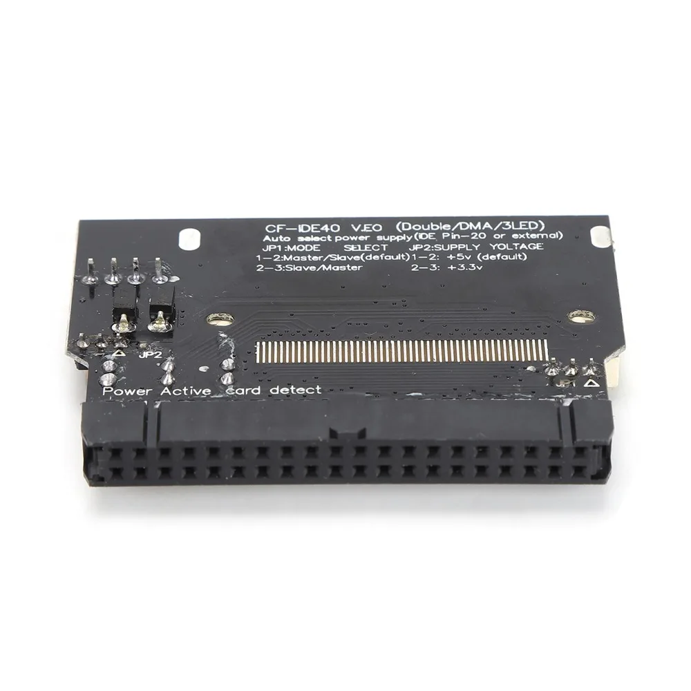 Portable 40pin CF To IDE Adapter 5V Dual Use Design Converter Module Black CF To IDE Bootable Converter Memory Card Conversion