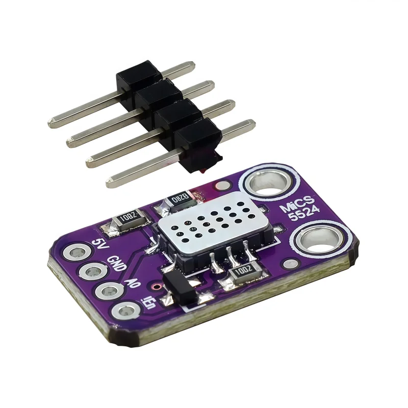 Air quality gas sensor module, used for indoor detection of carbon monoxide, natural gas and methane. Model: MICS-5524