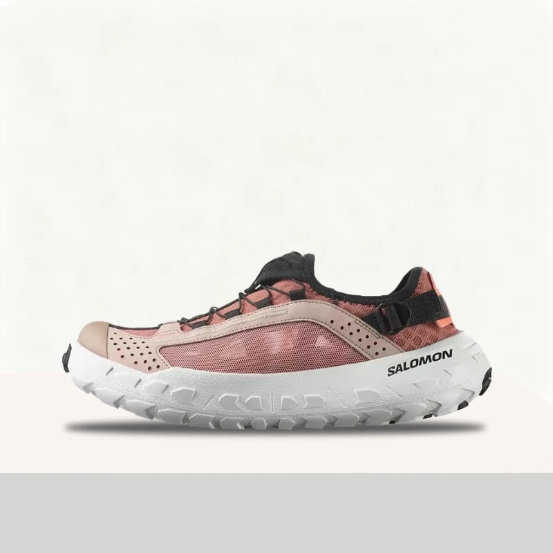 Salomon SOLAMPHIBIAN Fashionable Low-Cut Hiking Shoes with Traction Sole, Premium Breathable and Soft, Women's, Pink  479428