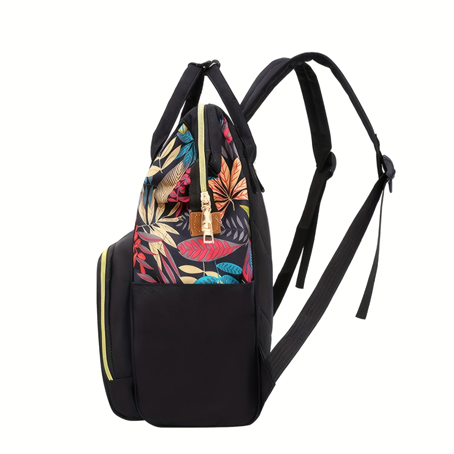 Stylish Printed Shoulder Mummy Bag - Large Capacity, Multifunctional & Perfect For Outings With Diapers, Halloween Thanksgiving