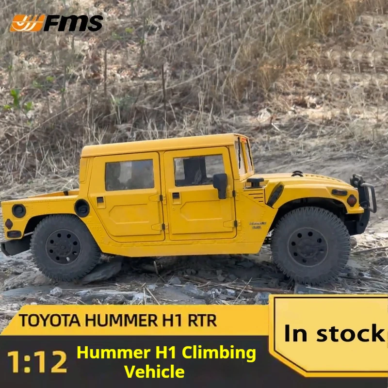 

FMS 1/12 Hummer H1 Alpha RC Crawler Electric Buggy Car with 2.4G 7 Channel Radio Control System