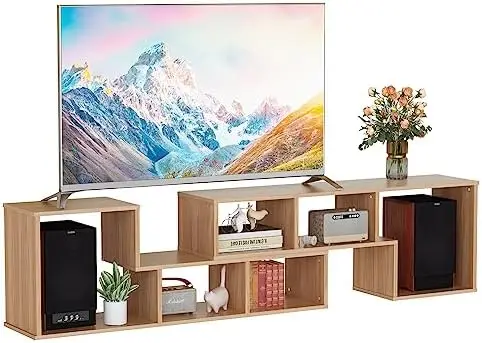 

2 Pieces Cube TV Stand, Free Combination Gaming Entertainment Center Media Stand, TV Stand for 50 65 inch TV, Open Bookcase Sh