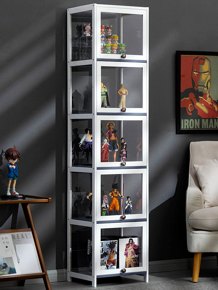 

Custom Display Cabinet Acrylic Display Stand Figures Non-Glass Cosmetics Product Display Cabinet Rack Home Us