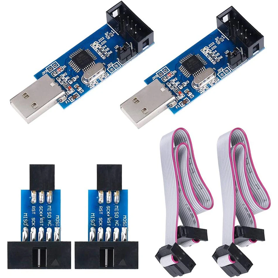 Downloader Programmer for USBASP USBISP AVR Programmer USB ISP USB ASP ATMEGA8 ATMEGA128 Support Win7 64