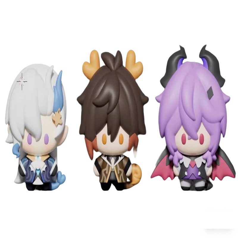 

ZhongLi Doll Game Genshin Impact Neuvillette Durin Small Desktop Ornament Anime Cartoon Accessories Props Halloween Gifts