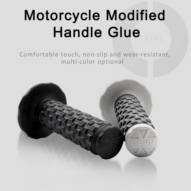 Manopole per moto da 7/8 " Manopole per bici da cross Manopole per bici in gomma Grip Manubrio Mx Cuscino Acceleratore superiore Barra da 22 mm Parti del motociclo