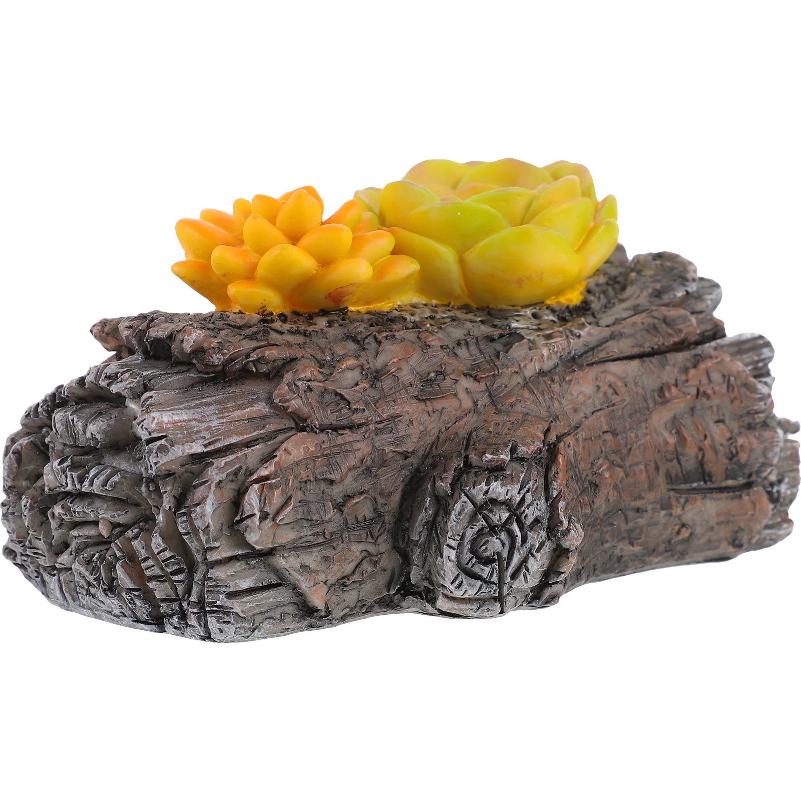 Gatuida Garden Key Hider Outdoor Fake Branch with Artificial Tree Stump Safe Storage Box for Indoor Outdoor Security Ornament