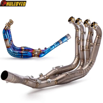 For BMW Titanium S1000R 2021-2024 S1000RR 2019-2024 Motorcycle Exhaust System Manifold Header Original Exhaust Muffler Connect