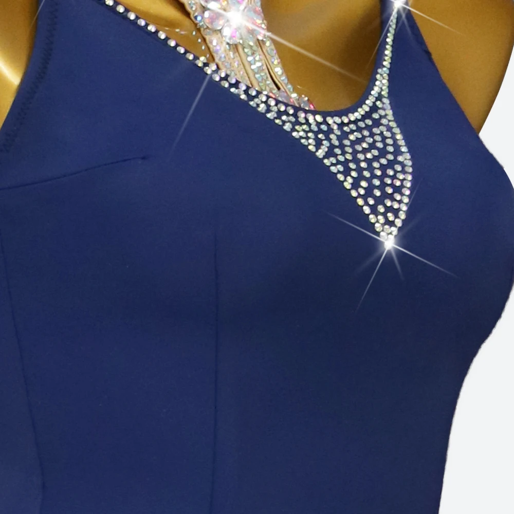 Strój do tańca latynoamerykańskiego dla kobiet, nowy kostium do samby, sukienka wieczorowa na imprezy, garnitur na imprezy balowe, elegancka spódnica sceniczna dla dziewczyn, odzież taneczna, 2025