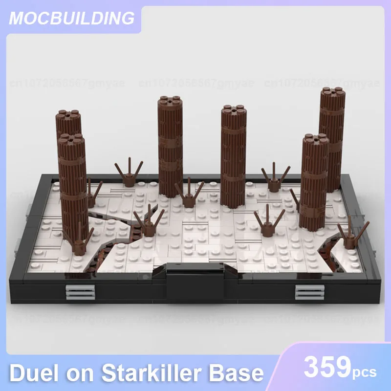 

Duel on Starkiller Base Model MOC Building Blocks DIY Assemble Bricks Space Architecture Educational Creative Toys Gifts 359PCS