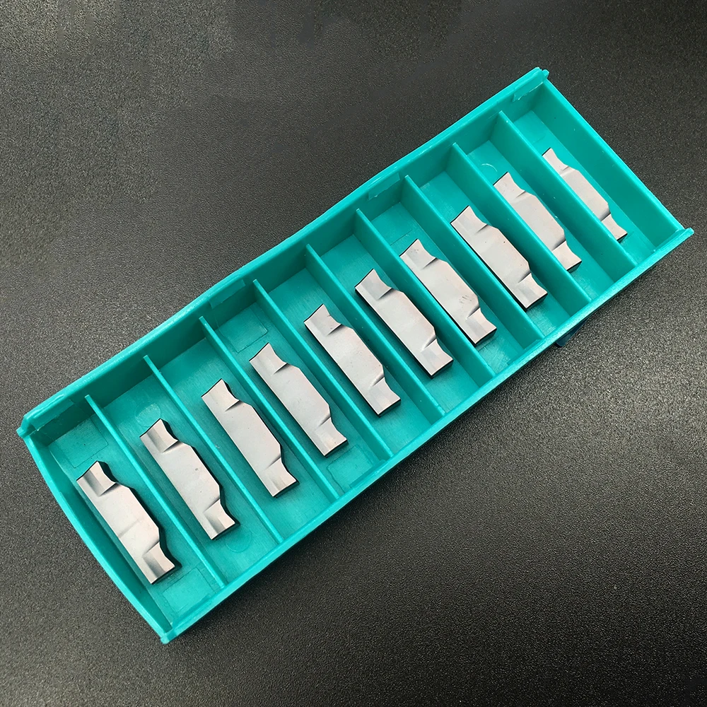 High Quality 10PCS TDC2 TDC3 TDC4 TDC5 Carbide Inserts 2MM 3MM 4MM 5MM Grooving Turning Tool CNC Lathe Tools Slotting For TTER