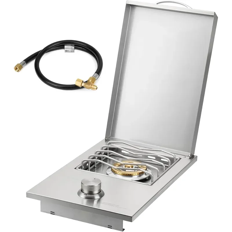 Built-In Single Side Burner for Outdoor Kitchen Natural Gas