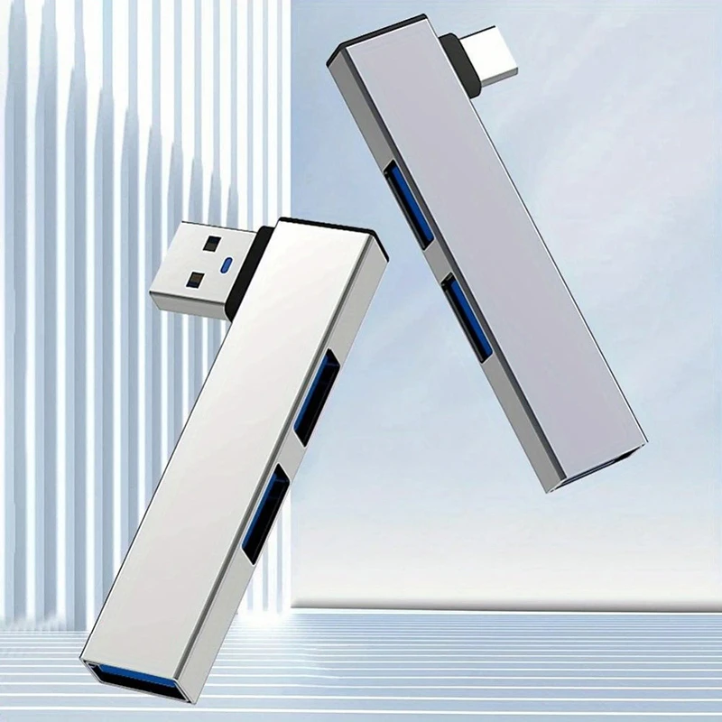 USB HUB 3 Ports Docking Station USB 3.0/Type C 3.0 To 3 USB HUB High Speed 5Gbps Multi Port Portable Splitter For Laptop Macbook