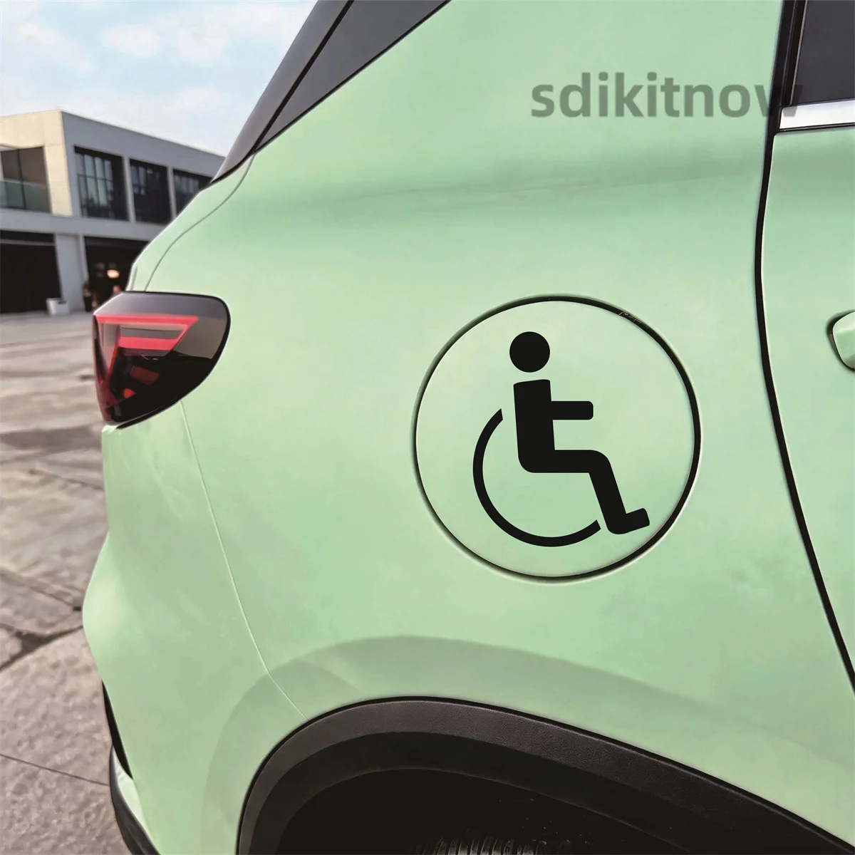 Handicaped Disabled On Board Wheelchair Sign Labels Sticker Vinly Decal Car Door Window Wall Decoration Styling Accessories