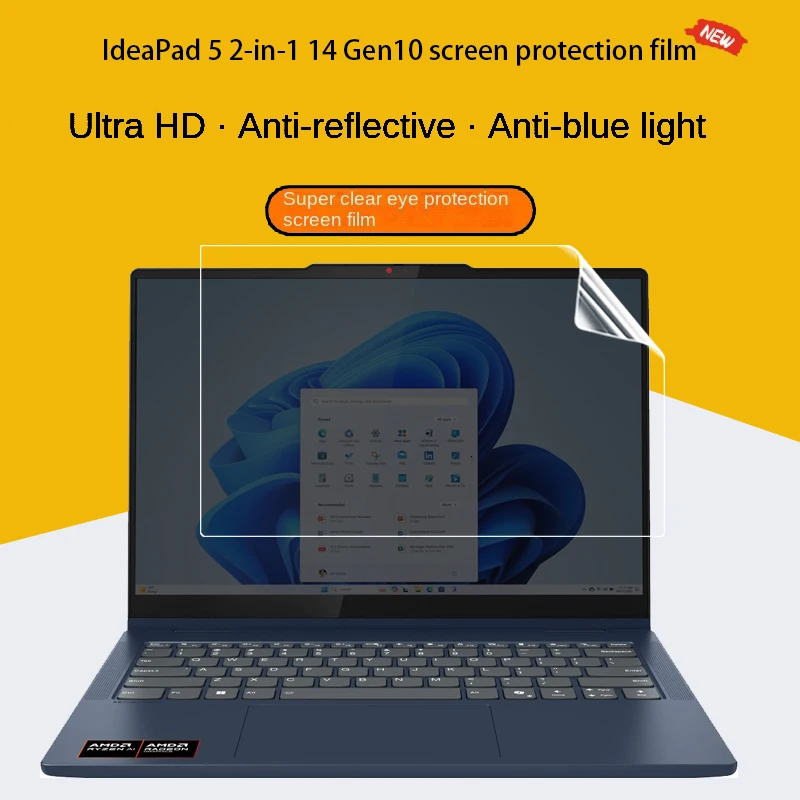 

For Lenovo IdeaPad 5 2-in-1 14AKP10 dust-proof keyboard film 14-inch notebook 5 2-in-1 14IAL10 screen protection film peep-proof