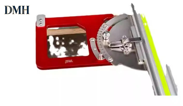 

Регулируемый угловой зажим DMH для направляющей шины, для деревообрабатывающих и гравировальных станков, вспомогательное приспособление для вырезания отверстий в досках, регулируемый квадратный направляющий упор