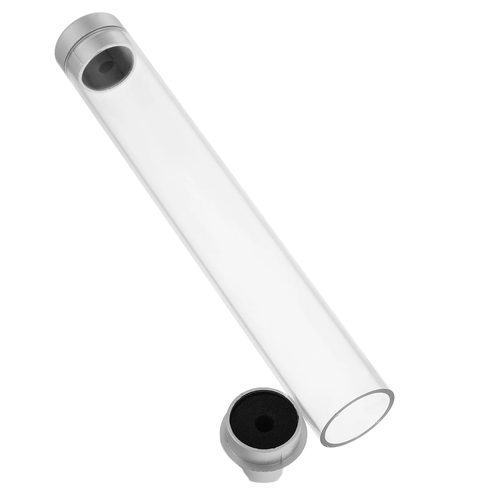 Transparent Tweezer Storage Tube with Cap for Eyelash Tweezers Organizer Box Lash Extension Tool Holder Small Travel Container