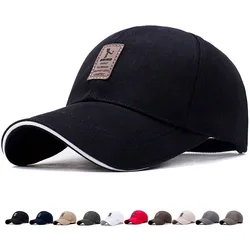 Yaz kadın erkek yapılandırılmış beyzbol şapkası katı pamuk ayarlanabilir Snapback Sunhat açık spor Hip Hop beyzbol şapkası Casquette