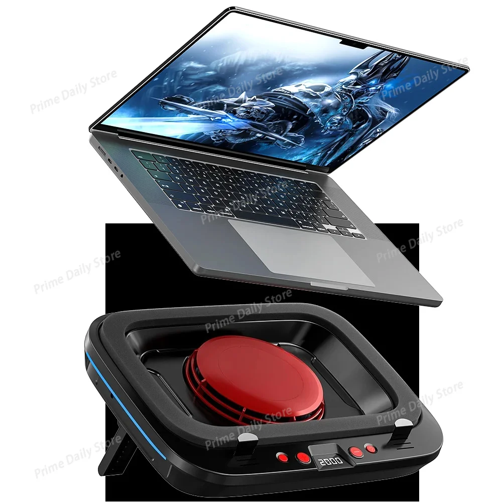 New Arrival Portable Laptop Cooling Pad, Blower‑Style Forced‑Air Notebook Cooling Base for Efficient Heat Dissipation