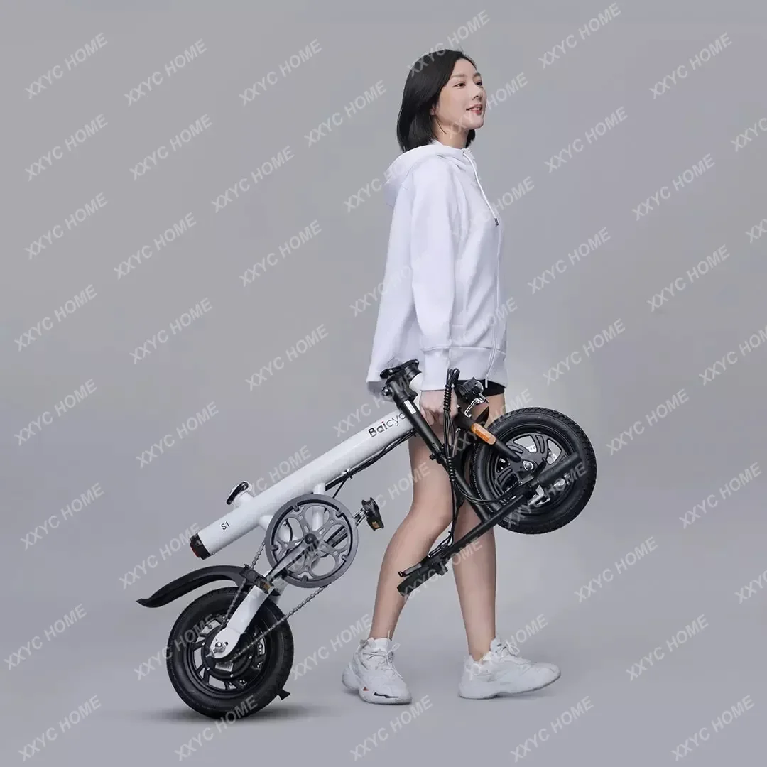 Folding Electric Power Bicycle Ultra-Light Adult New National Standard Small Electric Car