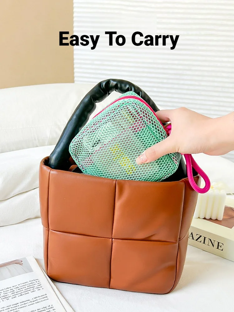 Stylish Square Mesh Zipper Storage Pouch For Cosmetics Keys Coins Stationery Ideal As Cute Gifts image 5