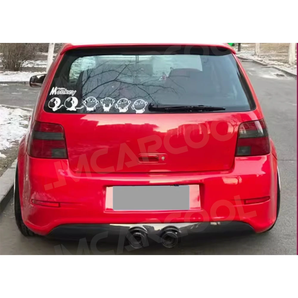 

JMCARCOOL Carbon Fiber Car Rear Lip Diffuser Bumper Spoiler Car Accessories For VW Golf 5 MK5 R32 2005-2009