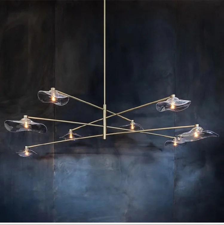 LED Chandelier Lighting Dining Living Room Plated