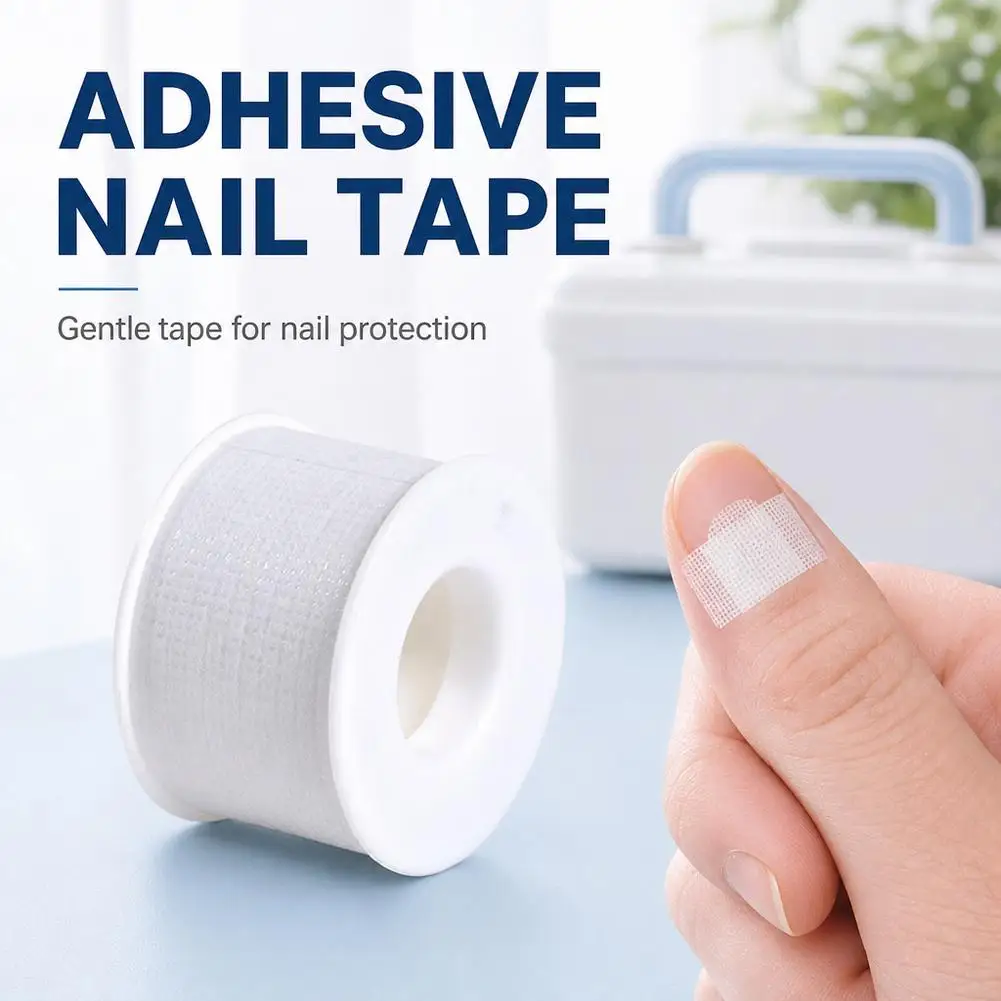 Breathable Nail Protection Stickers Waterproof Nail Tape Reinforcement Surface Prevent Breakage and Nail Biting and Chewing