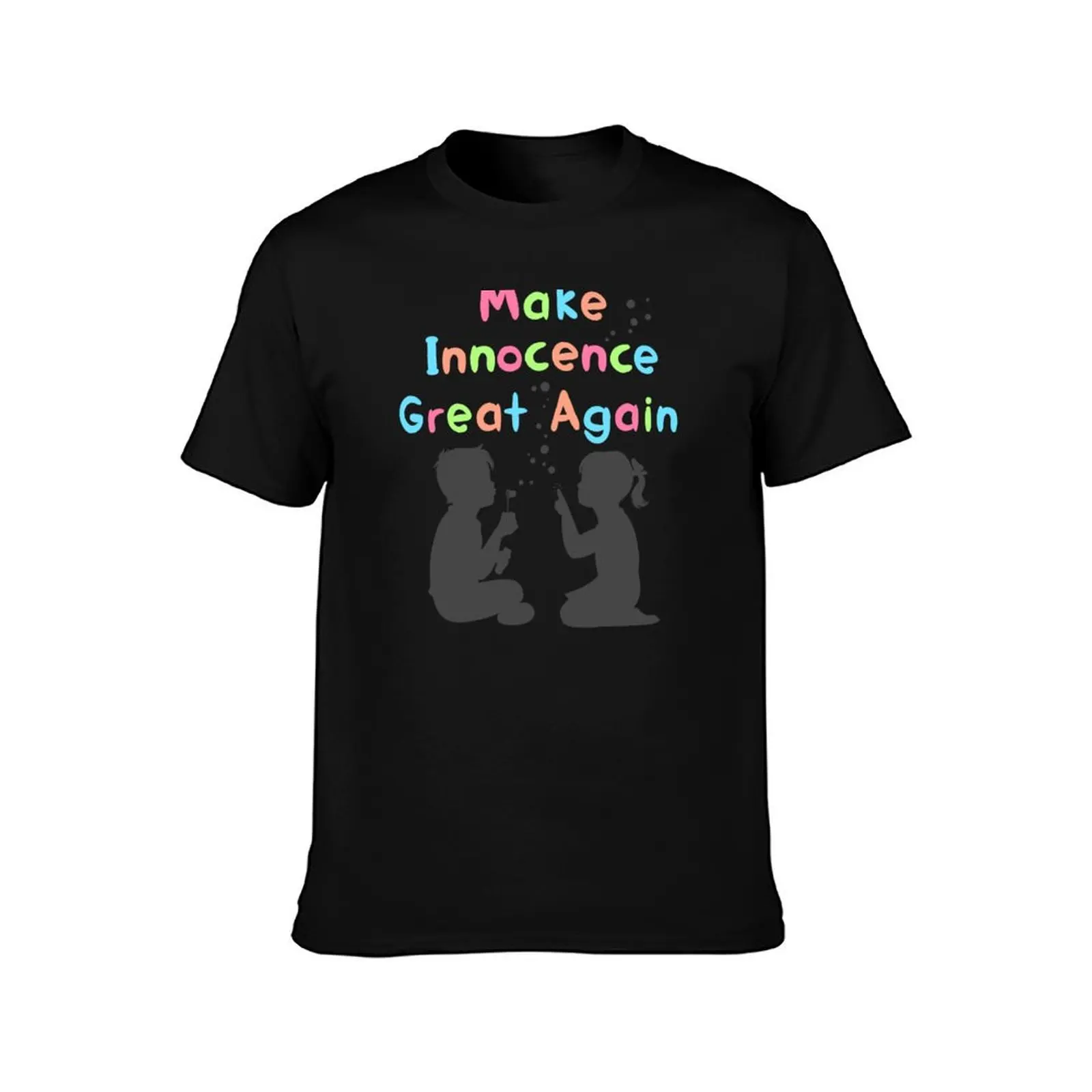 Make Innocence Great Again - Dark T-Shirt Minimalist Casual Short Sleeve Top T-Shirt