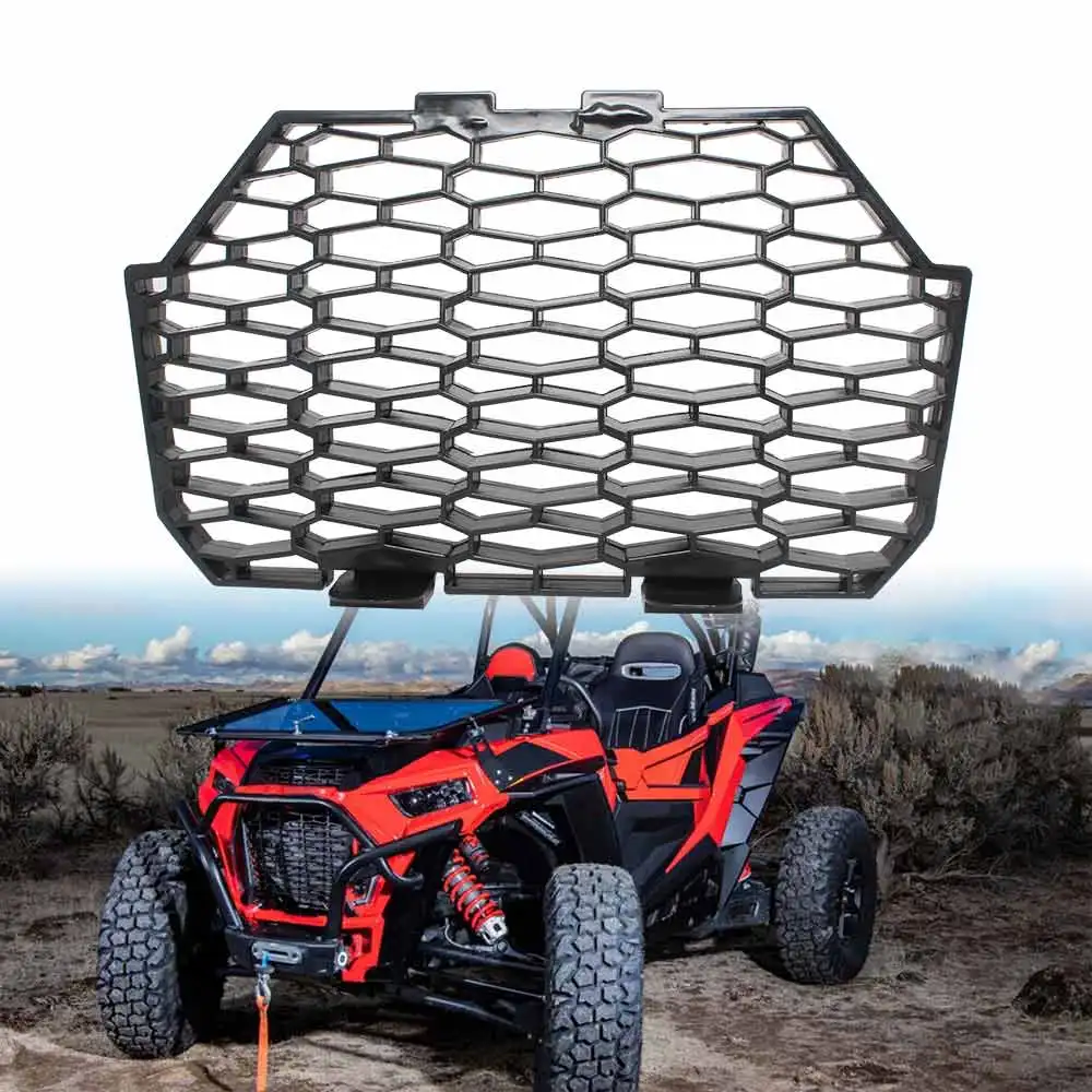 UTV Accessories For Polaris RZR XP S4 1000 XP4 900 Turbo EPS 2014-2020 Front Grilles Main Lower Mesh Grille ABS Plastic