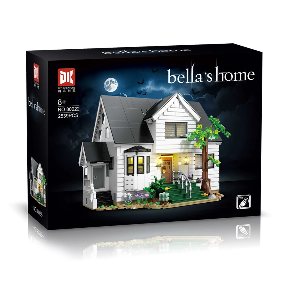 

В НАЛИЧИИ 80022 MOC Bella Villa, строительные блоки, модель строительного дома, кирпичи, сборка игрушек для мальчиков, рождественский подарочный набор