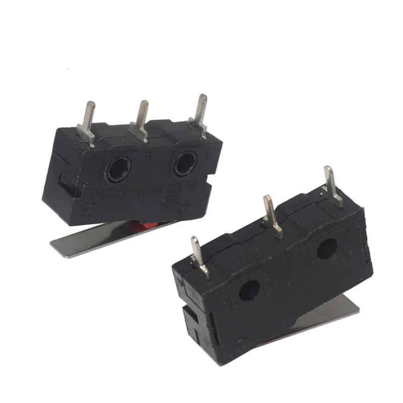 【10-5PCS】Micro Roller Lever Arm Open Close Limit Switch KW12-3 PCB Microswitch