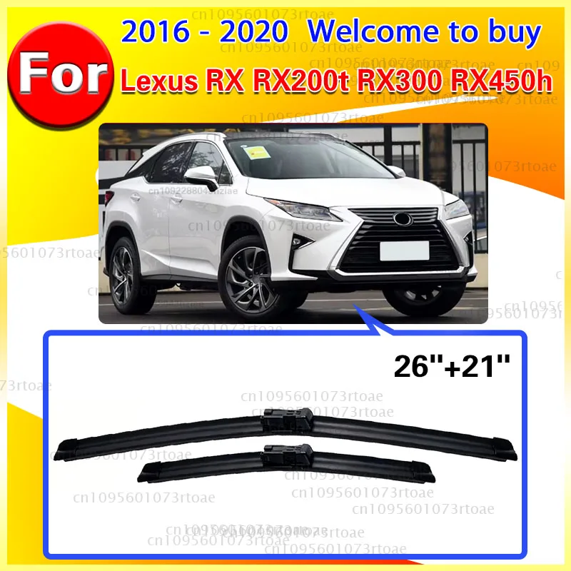For Lexus RX RX200t RX300 RX450h 2016 2017 2018 2019 2020 Wiper Front Wiper Blades 26