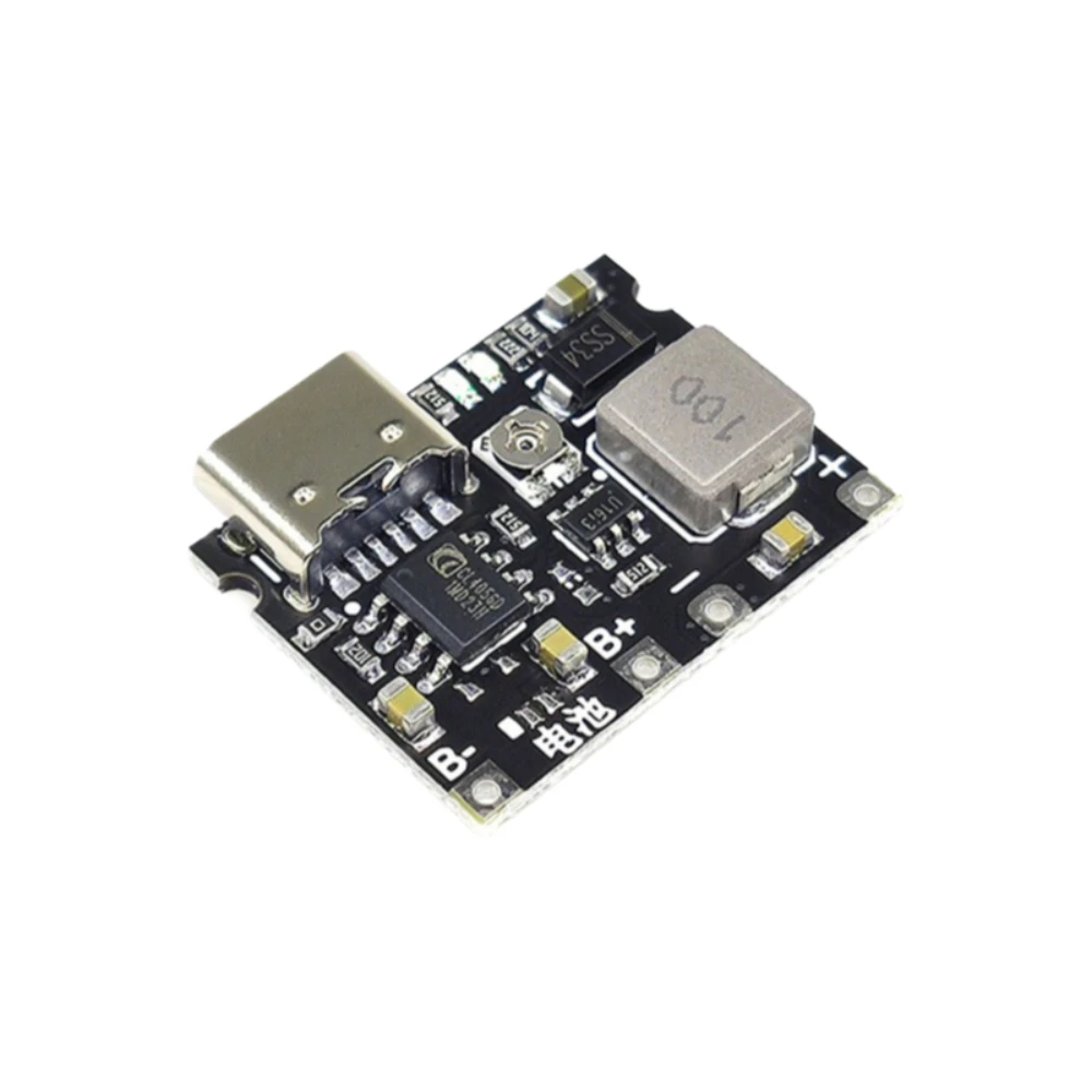 10pcs 37V to 5V 9V Adjustable Boost Module 2A Lithium Battery Charge Discharge Integrated for Multimeter DIY 18650