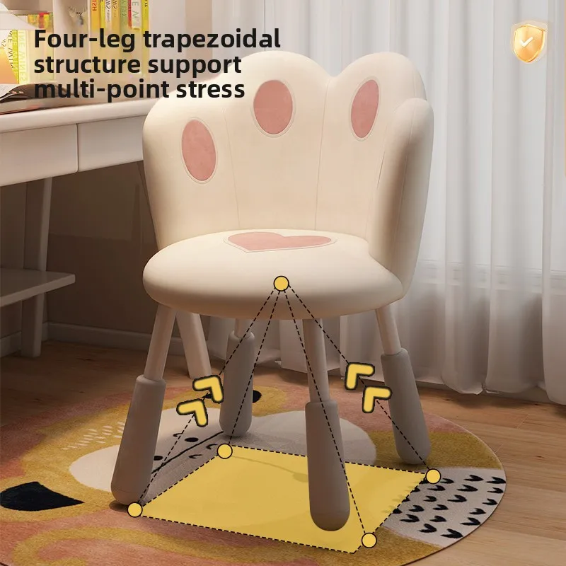 *Adjustable Lifting Girl's Desk Chair Primary Secondary School Student's Comfortable Study Chair
