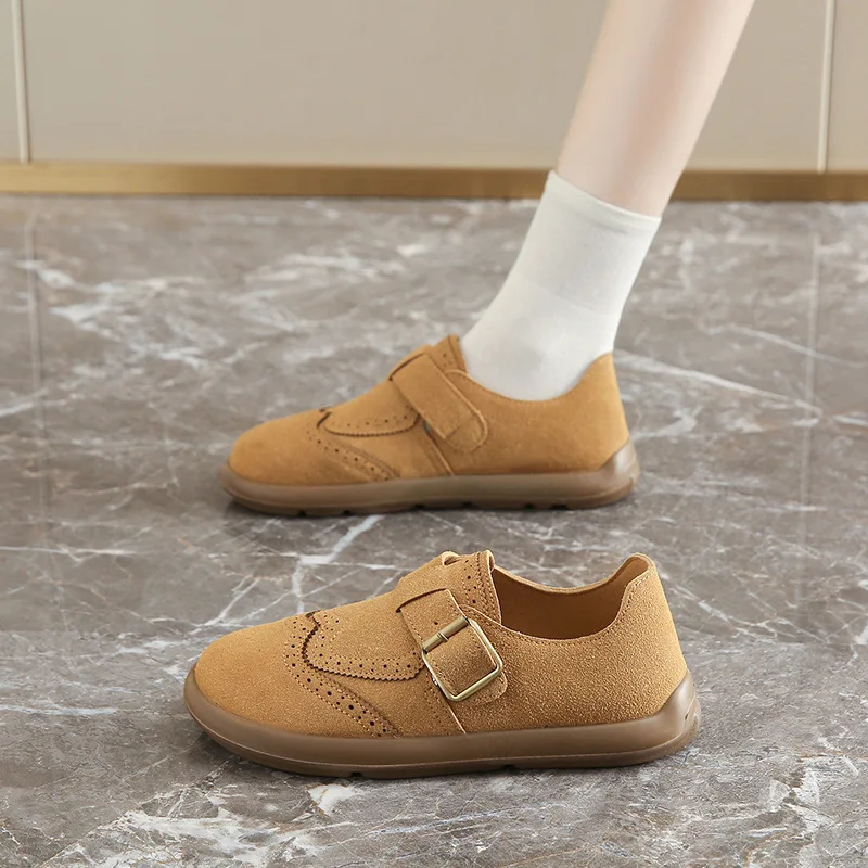 

2026 Autumn New Fashion Women's Shoes Breathable Lightweight Comfortable Soft Non-slip Flat Shoes Outdoor Casual Shoes