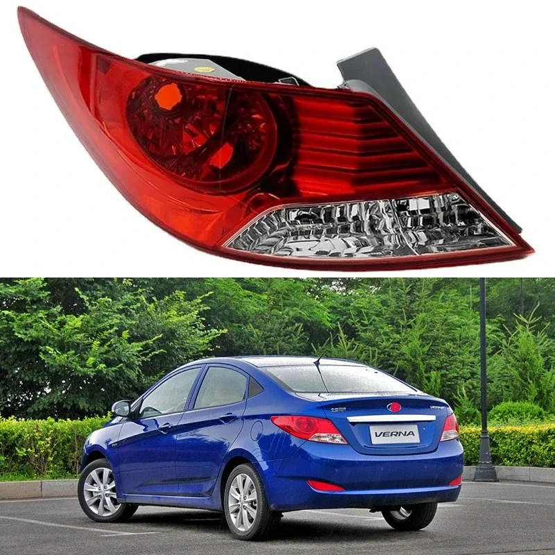 

For Hyundai Verna 2011 2012 2013 car accsesories Rear Tail Light Assembly turn signal Backing light brake light taillight