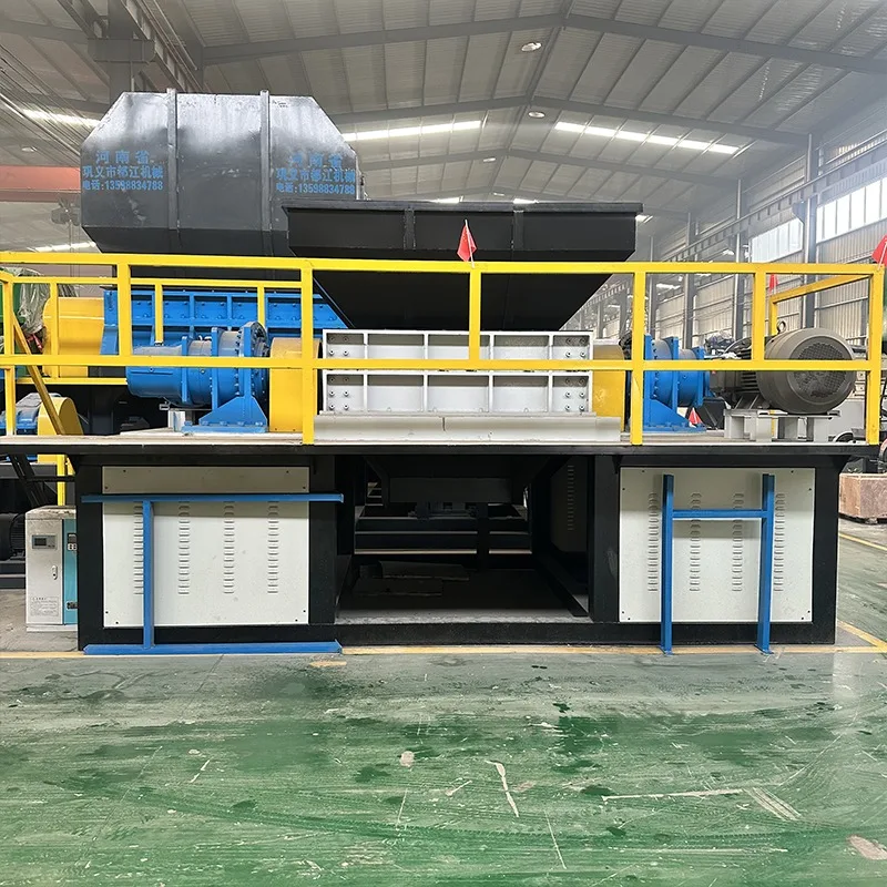 Customized Waste shredding Scrap Metal Crusher Bull Equipped With Metal Screen, Full Set Metal Crushing Production Line