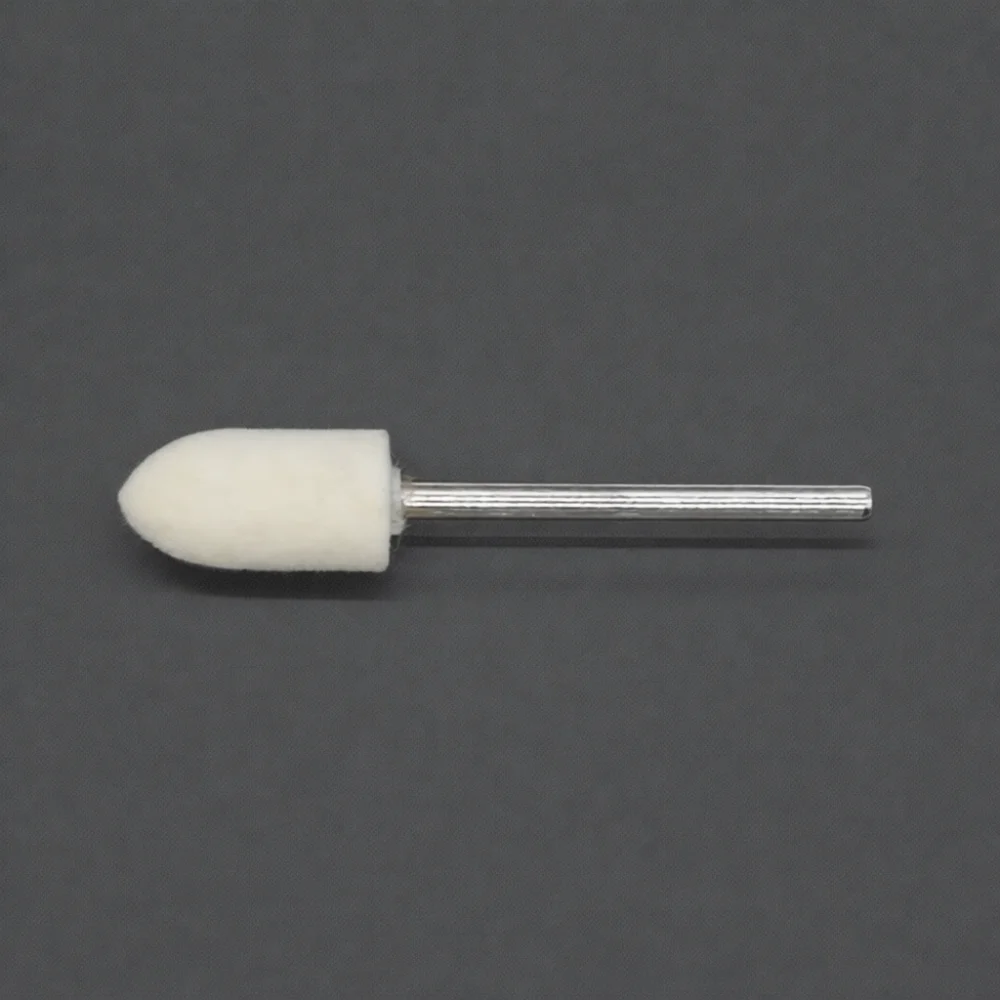 Wool Polishing Buffing Head For Huiyan Metal Stone Jade Mold Grinding Burr Bit Mirror Surface Finishing Rotary Accessory