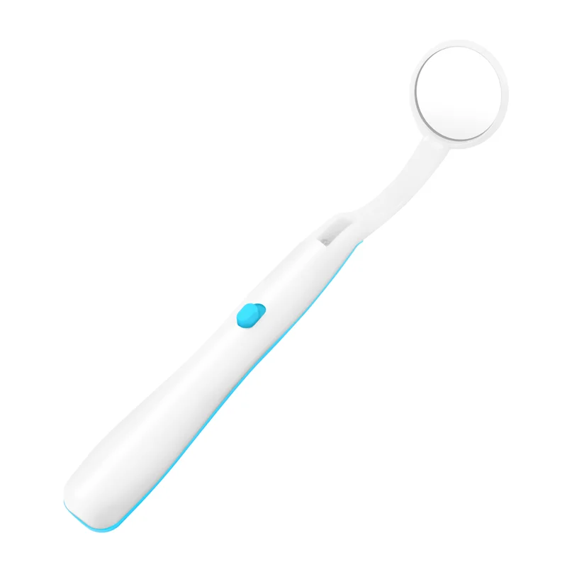 FZFZ 1 Pc lumière LED dents miroir Oral Super lumineux bouche miroir éclairé outil de soin des dents Machine d'hygiène buccale