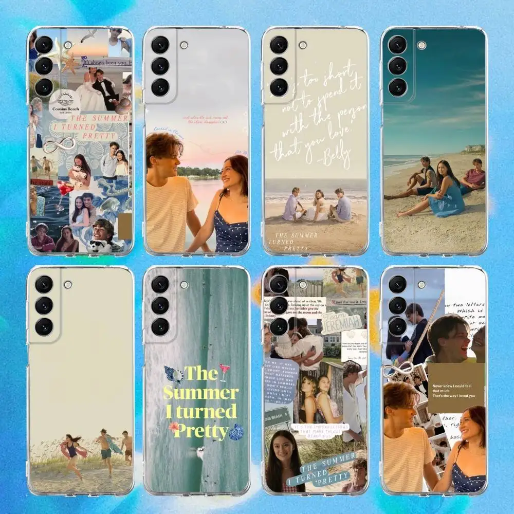 

The Summer I Turned Pretty Phone Case Silicone For Samsung S30,S23,21,22,20 Ultra,S20 FE lite,S10,9,PIus Note20ultra Cover Clear