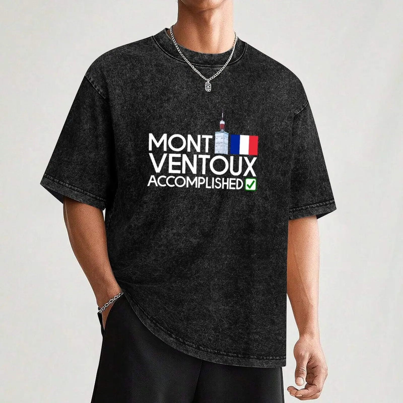 Mont Ventoux Cycling Tour France Bicycle T-Shirt man t shirt anime men t shirt