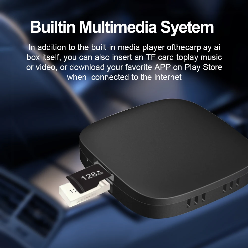 Android10 CarPlay Android Auto A133 Ai Box Wireless Box for Netflix YouTube Wireless Carplay Car Smart Systems for Wired Carplay