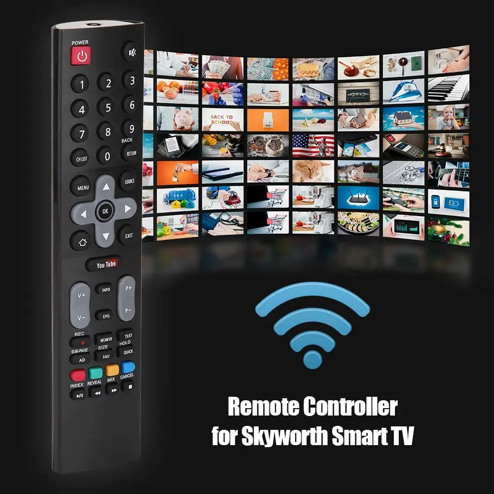 Replacement Remote Control for Skyworth Smart TV with Youtube APP HOF16J234GPD12