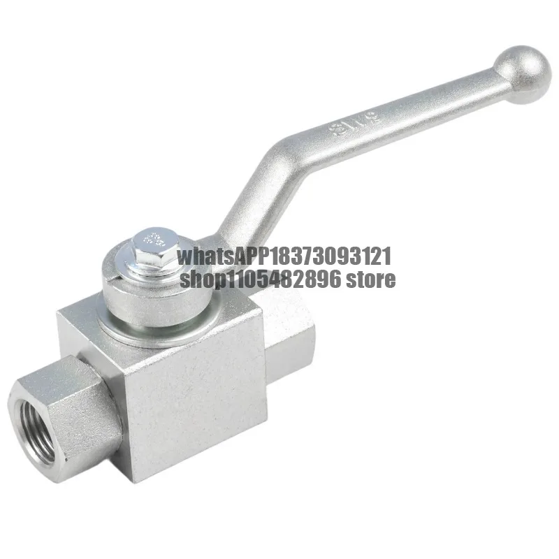 2Way Hydraulic Ball Valve High Pressure Ball Valve M16*1.5 Internal Thread  Oil Water Ball Valve Pipe Fitting Connector