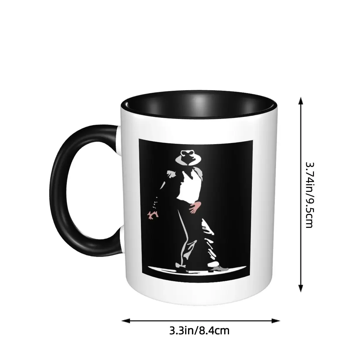 Michael Jackson Dancing Mug Funny Ceramic Coffee Cups Tea Mugs Milk Cup Drinkware Gift for Woman Man