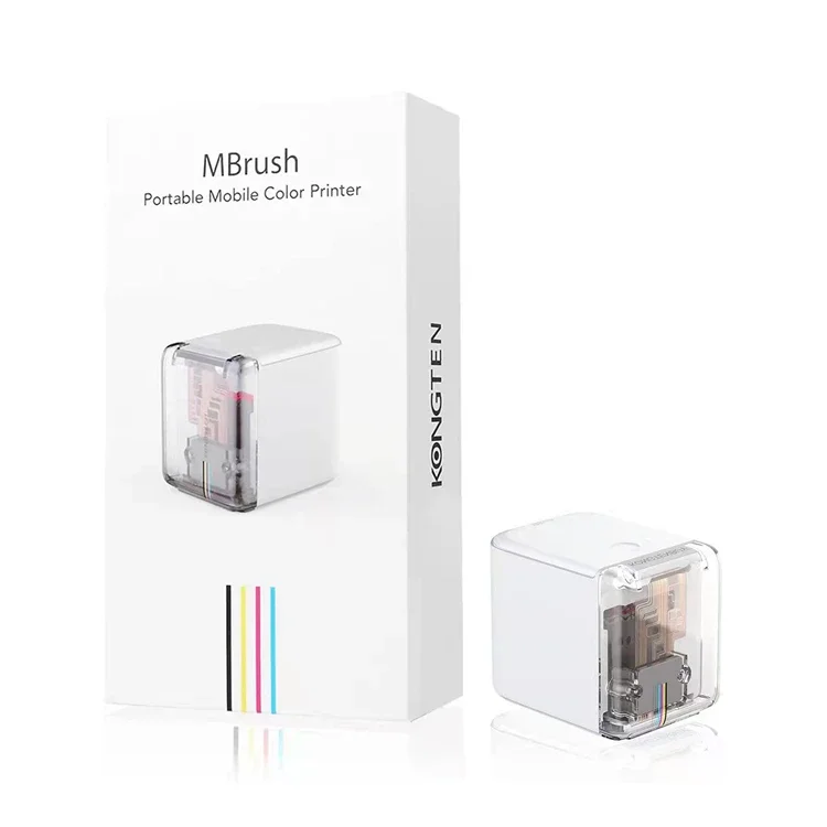 Ready Stock Mbrush Hand drucker tragbarer Mini-Inkjet-Farb-Barcode mit Tinten patrone