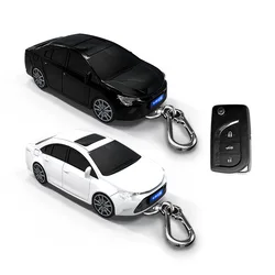 For Toyota Corolla Key Case Car Model Case Folding Remote Protection Key Cover Key Chain Accessories Modification Gift